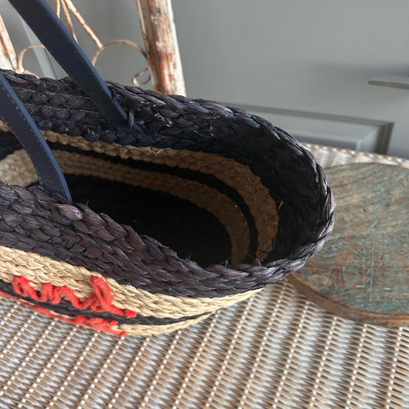 (100-125) Kate Spade New York "Shore Thing" Out and About Straw Tote beach - Picture 8 of 10